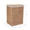 Hastings Home Portable Handmade Wicker Laundry Hampers with Lid made of Water Hyacinth, Set of 2 895248JRG - alternate 2
